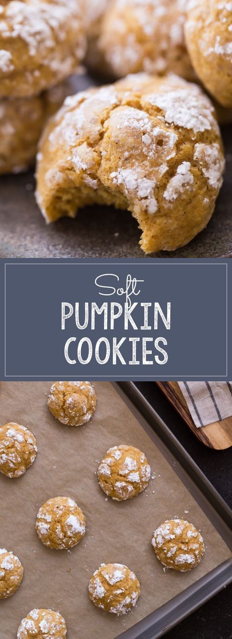 The softest, fluffiest, most tender pumpkin cookie I have ever tasted! Melts in your mouth! -   24 sweet pumpkin recipes
 ideas