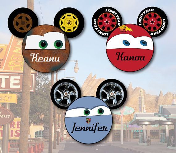 Cars Mouse Head Disney Cruise Cabin Door Magnet - McQueen Mater and Miss Sally Carrerra -   25 cars disney crafts
 ideas