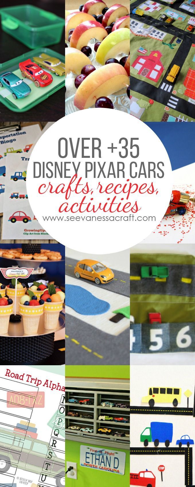 Disney: 35+ Pixar Cars Inspired Recipes and Activities -   25 cars disney crafts
 ideas