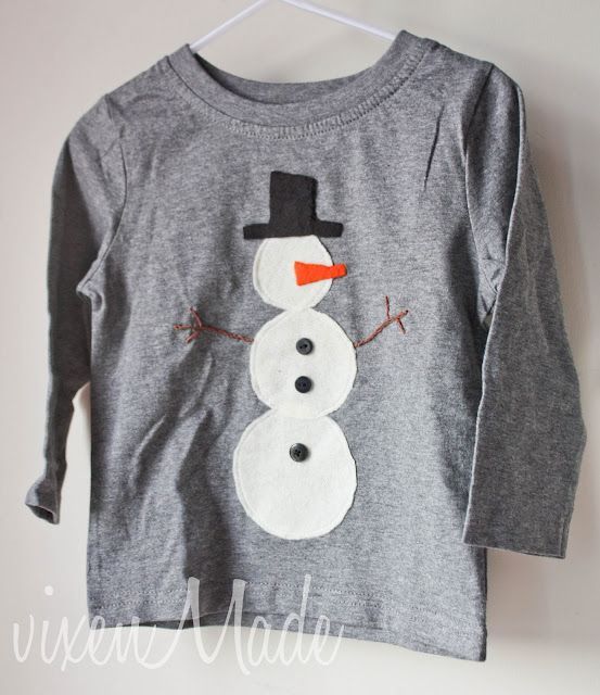 Stamped Christms Tree Shirt from Victoria @ Vixen Made -   25 diy christmas shirts
 ideas