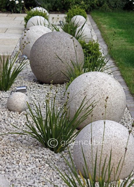 Cool and Unique DIY Garden Globes -   25 diy rock garden
 ideas