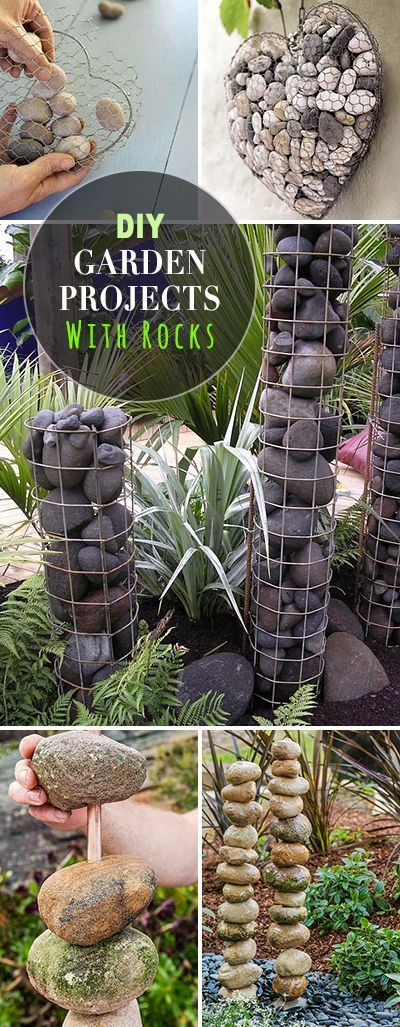 DIY Garden Ideas with Rocks -   25 diy rock garden
 ideas