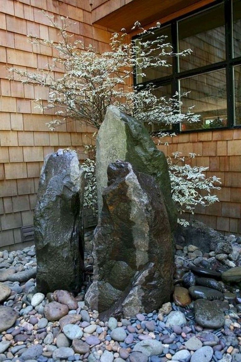 55+ Beautiful Rock Garden Ideas for Backyard and Front Yard -   25 diy rock garden
 ideas