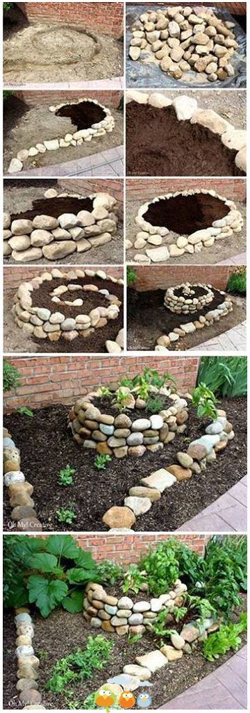 very interesting I really like the rocks it has on it...... it really complements the garden nicely! :) -   25 diy rock garden
 ideas