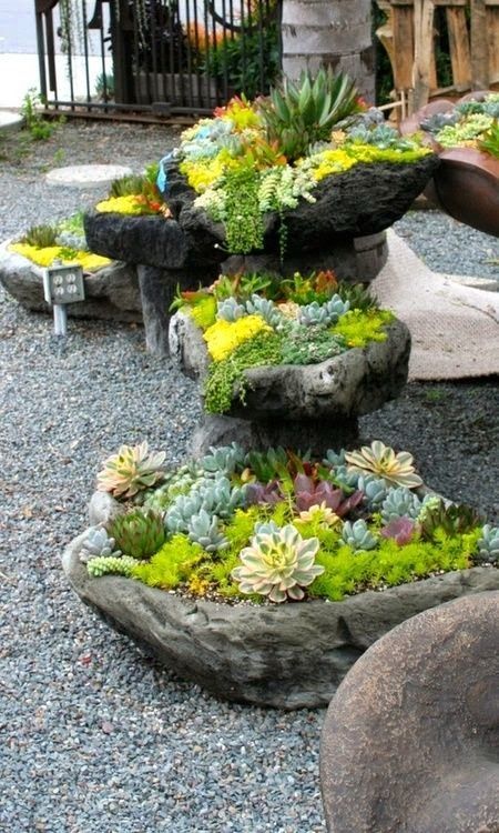 25 diy rock garden
 ideas
