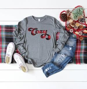 Plaid Cozy - Adult Long Sleeve -   25 fall style shirts
 ideas