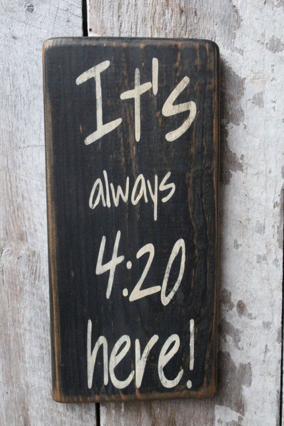 Its Always 420 Here Wood Sign Weed Dispensary Decor 420 -   25 hgtv decor
 ideas