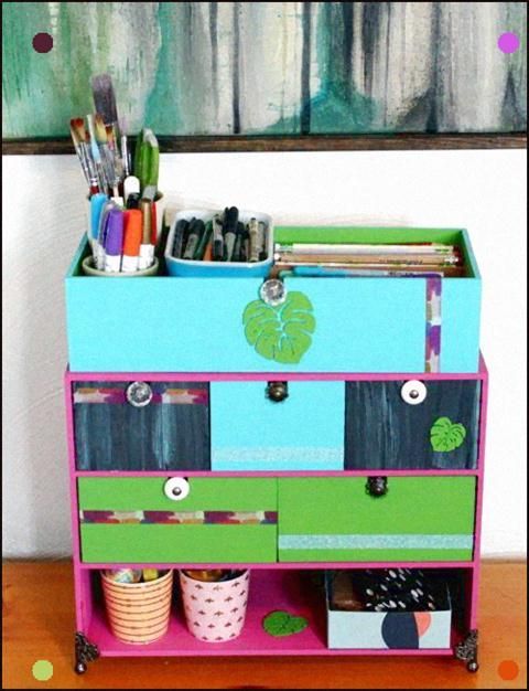 25 simple crafts desk
 ideas