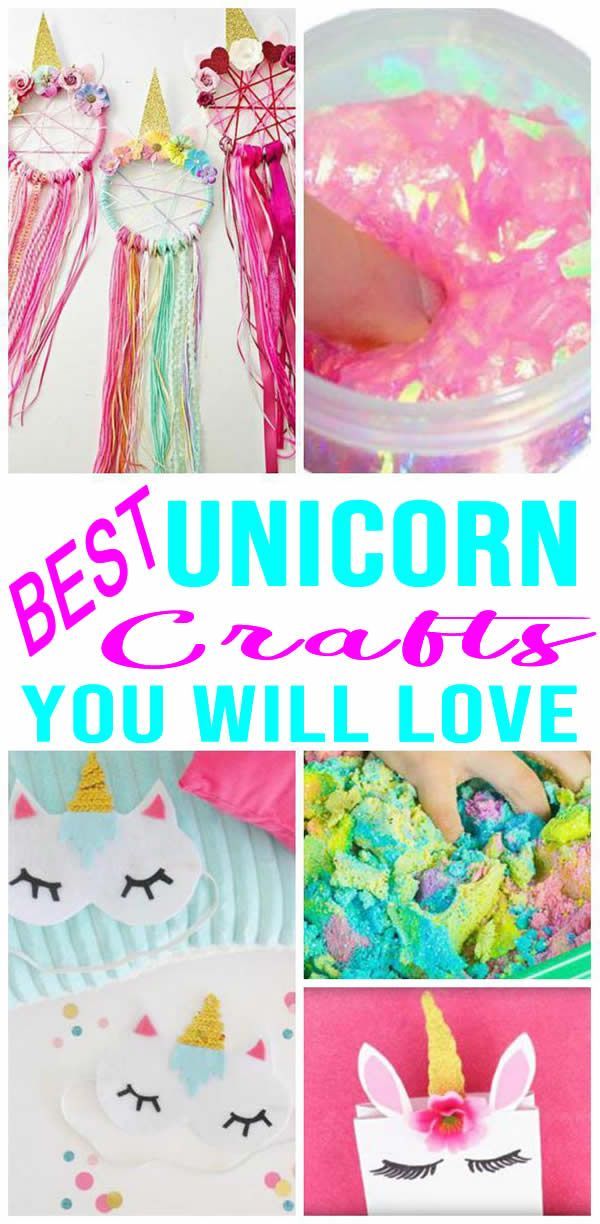 Unicorn Crafts -   25 simple crafts gifts
 ideas