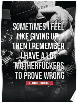 Bodybuilding Inspirational Workout Quote Poster -   17 fitness inspiration poster
 ideas