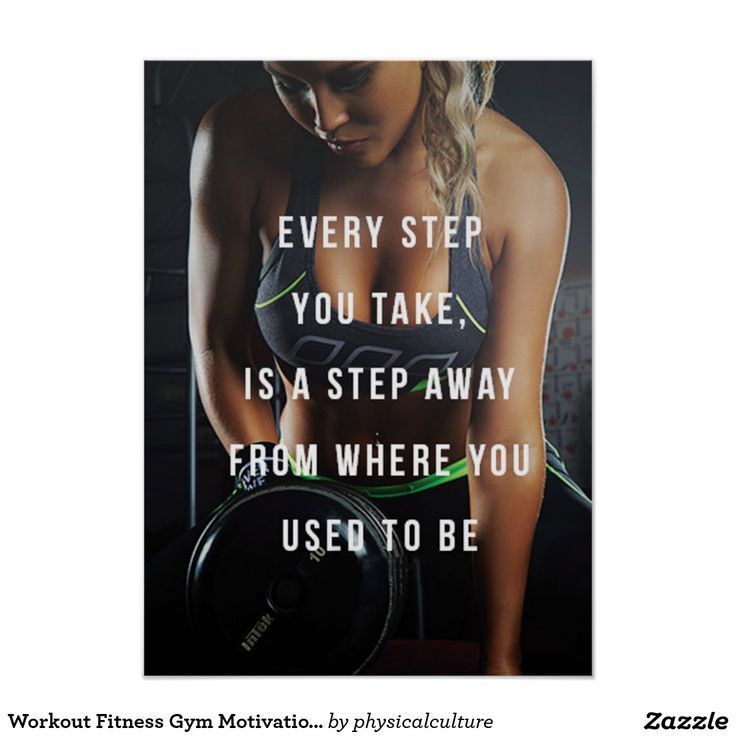 Workout Fitness Gym Motivational Poster -   17 fitness inspiration poster
 ideas
