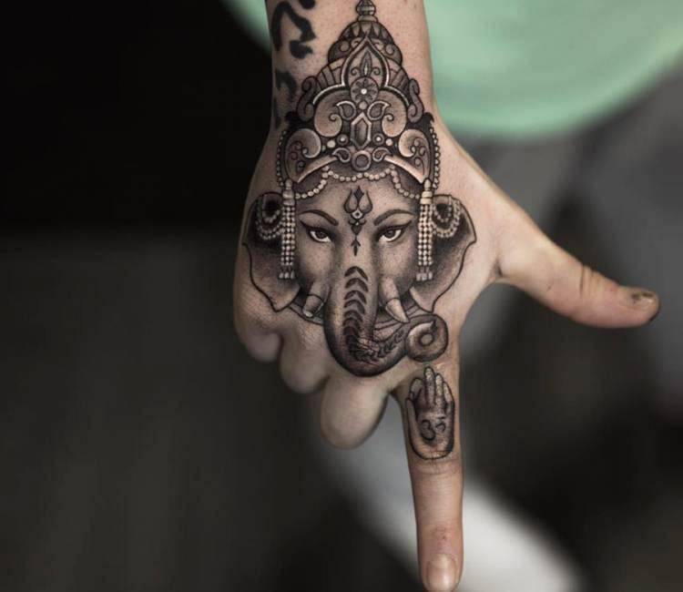 Ganesha tattoo by Niki Norberg -   19 elephant tattoo lotus
 ideas