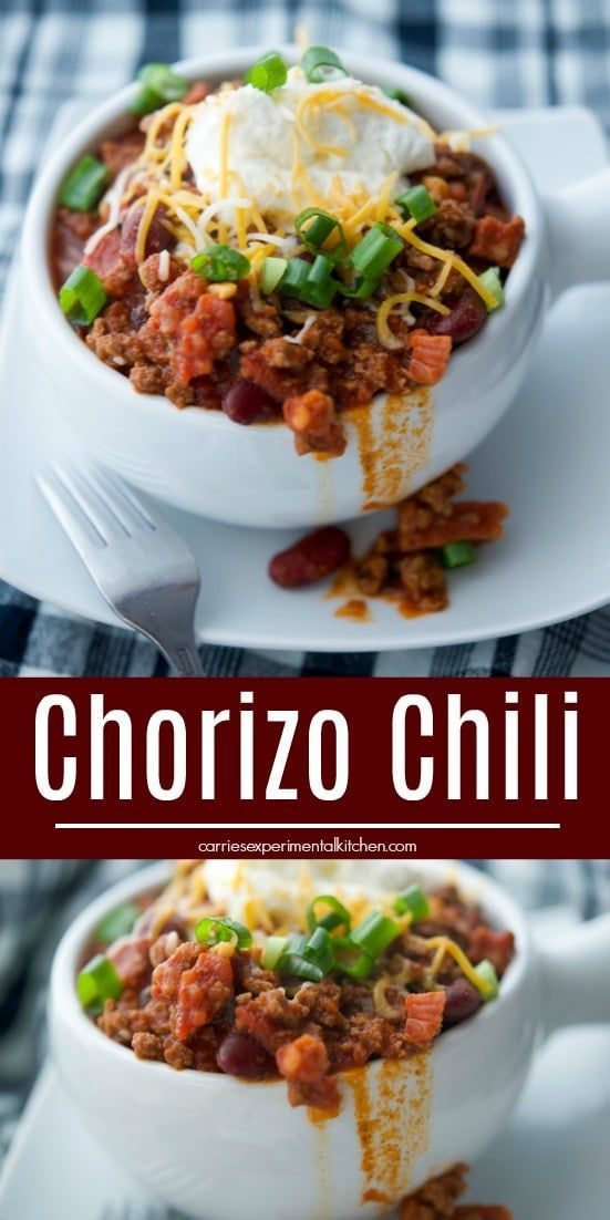 Chorizo Chili -   19 ground recipes kidney beans
 ideas