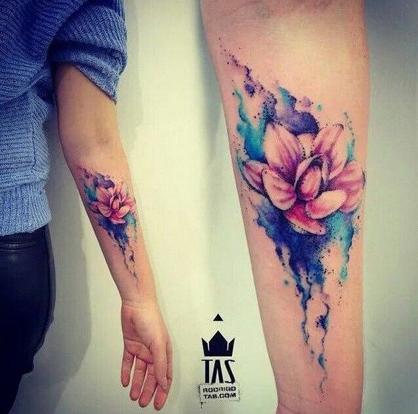 60 Awesome Watercolor Tattoo Designs -   19 watercolor tattoo lily
 ideas