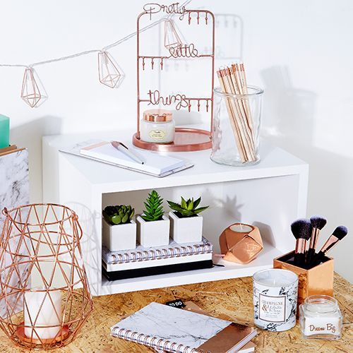 Copper accessories from €2.50! -   20 desk decor copper
 ideas
