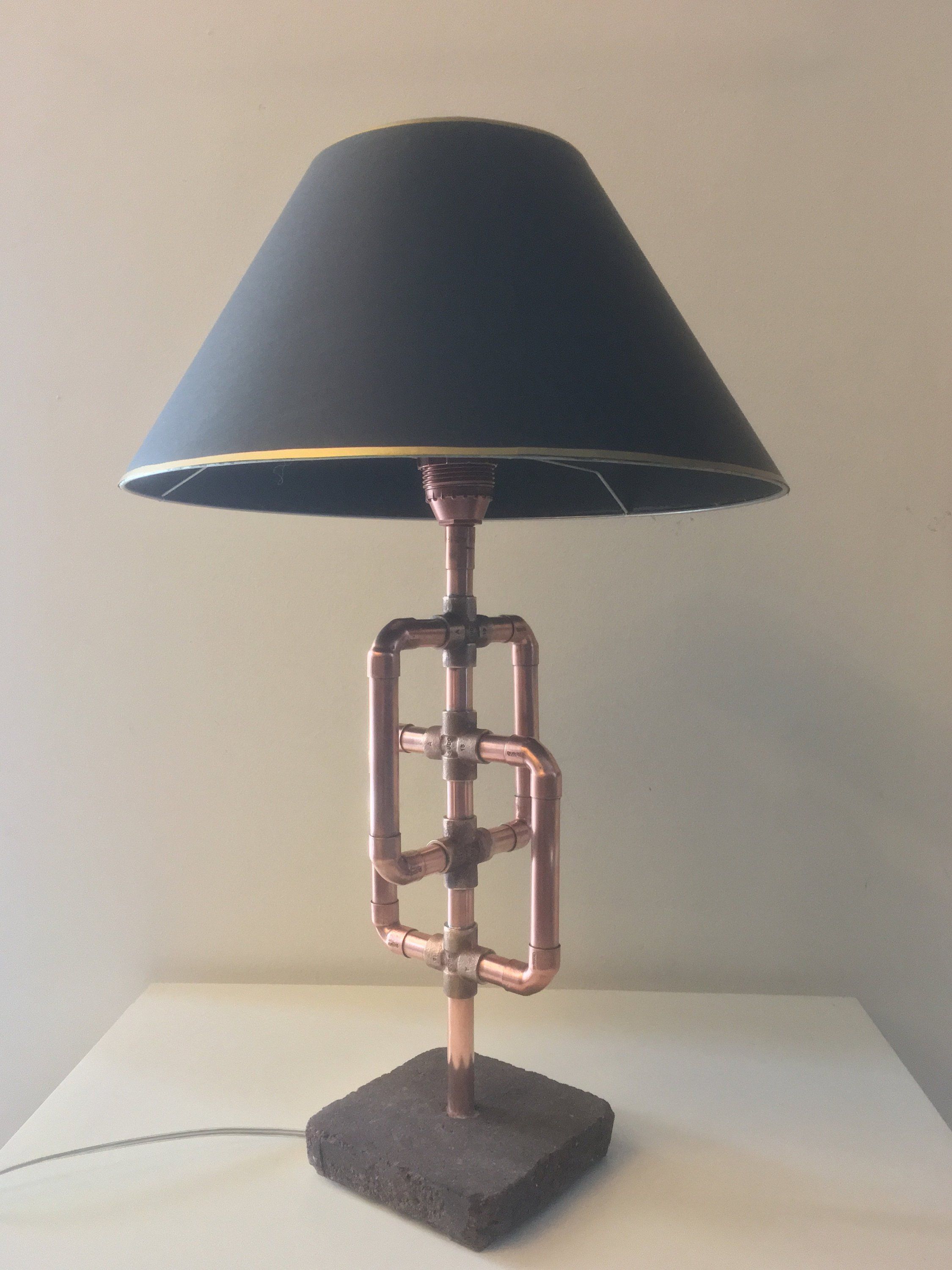 Table Lamp | Desk Lamp | BedSide Lamp | Copper Lamp | Modern Lighting | Copper Home Decor | Steampunk Lamp | Fashion Lighting -   20 desk decor copper
 ideas