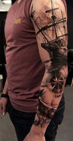 traditional tattoo sleeve #Sleevetattoos -   20 mens tattoo traditional
 ideas