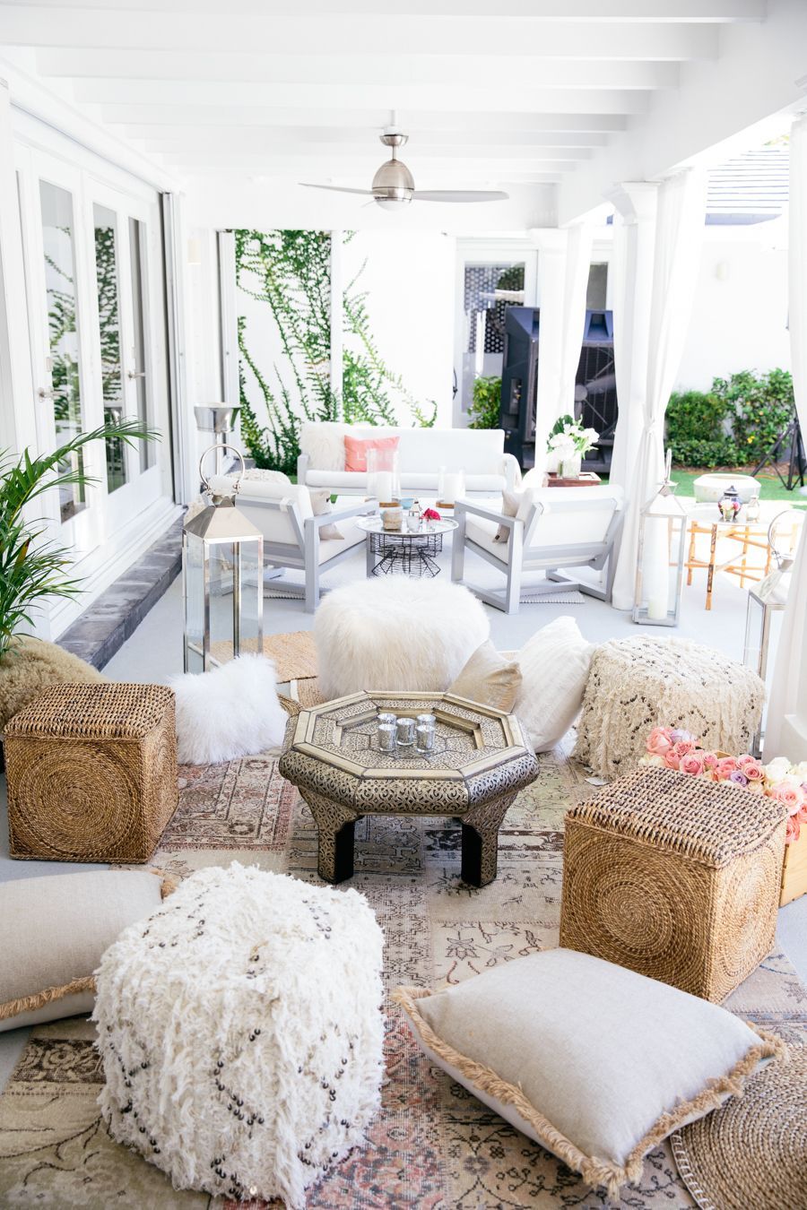 Moroccan Boho Chic Inspired Baby Shower -   20 outdoor moroccan decor
 ideas