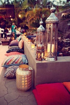 20 outdoor moroccan decor
 ideas