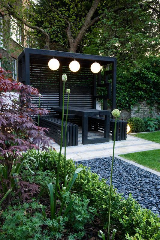 Pergola: garden by earth designs -   21 black garden fence
 ideas