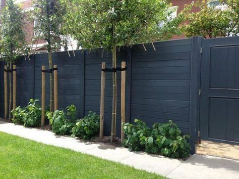 60 Gorgeous Fence Ideas and Designs -   21 black garden fence
 ideas