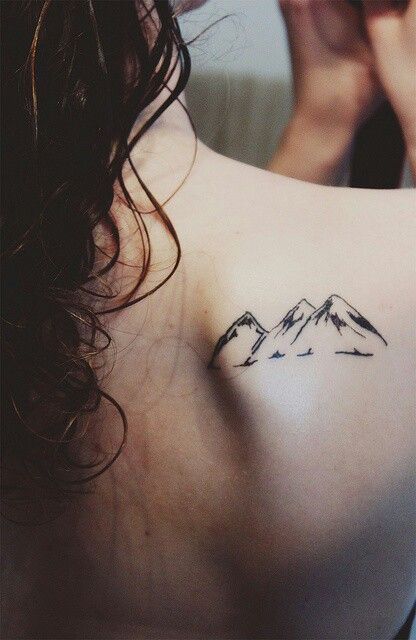 20 Small Tattoos With Big Meanings -   21 colorado mountain tattoo
 ideas