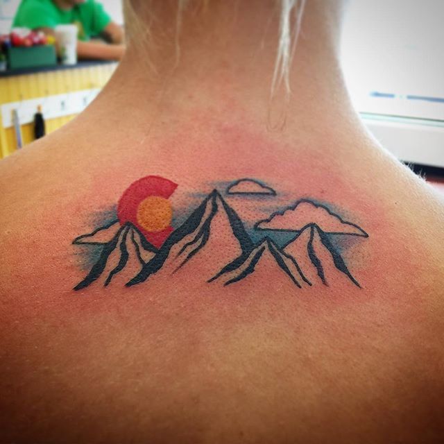 21 colorado mountain tattoo
 ideas