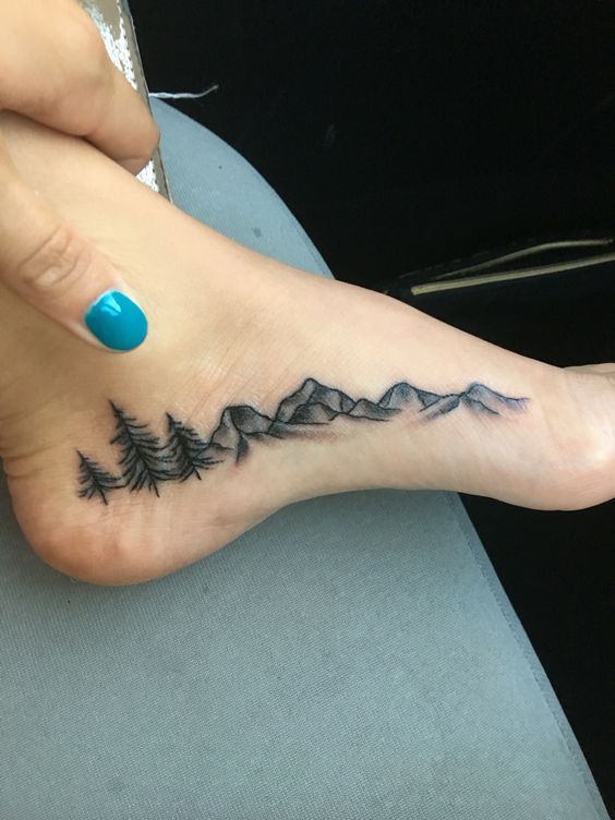 the earth and I are one -   21 colorado mountain tattoo
 ideas