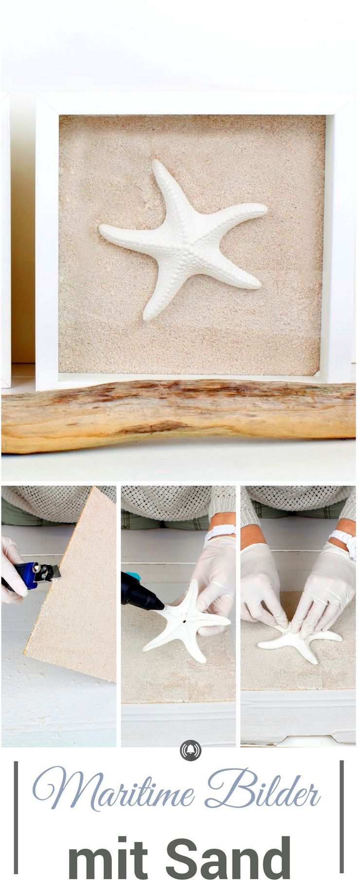 Ikea-Hack: Maritime Bilder mit Sand mit dem Ribba Bilderrahmen -   21 diy deko bilderrahmen
 ideas