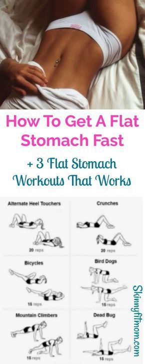 How To Get A Flat Stomach Fast + 3 Flat Stomach Workouts That Works -   21 fitness workouts life
 ideas