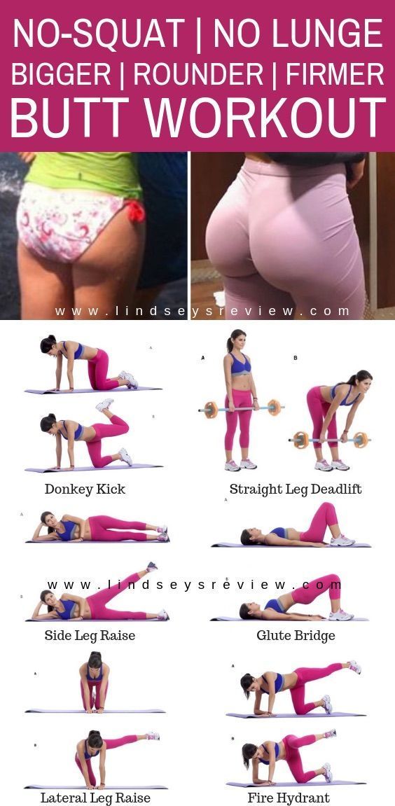 8 Best No-Squat, No-Lunge Exercises To Get A Bigger, Firmer, Rounder and Sexier Butt -   21 fitness workouts life
 ideas