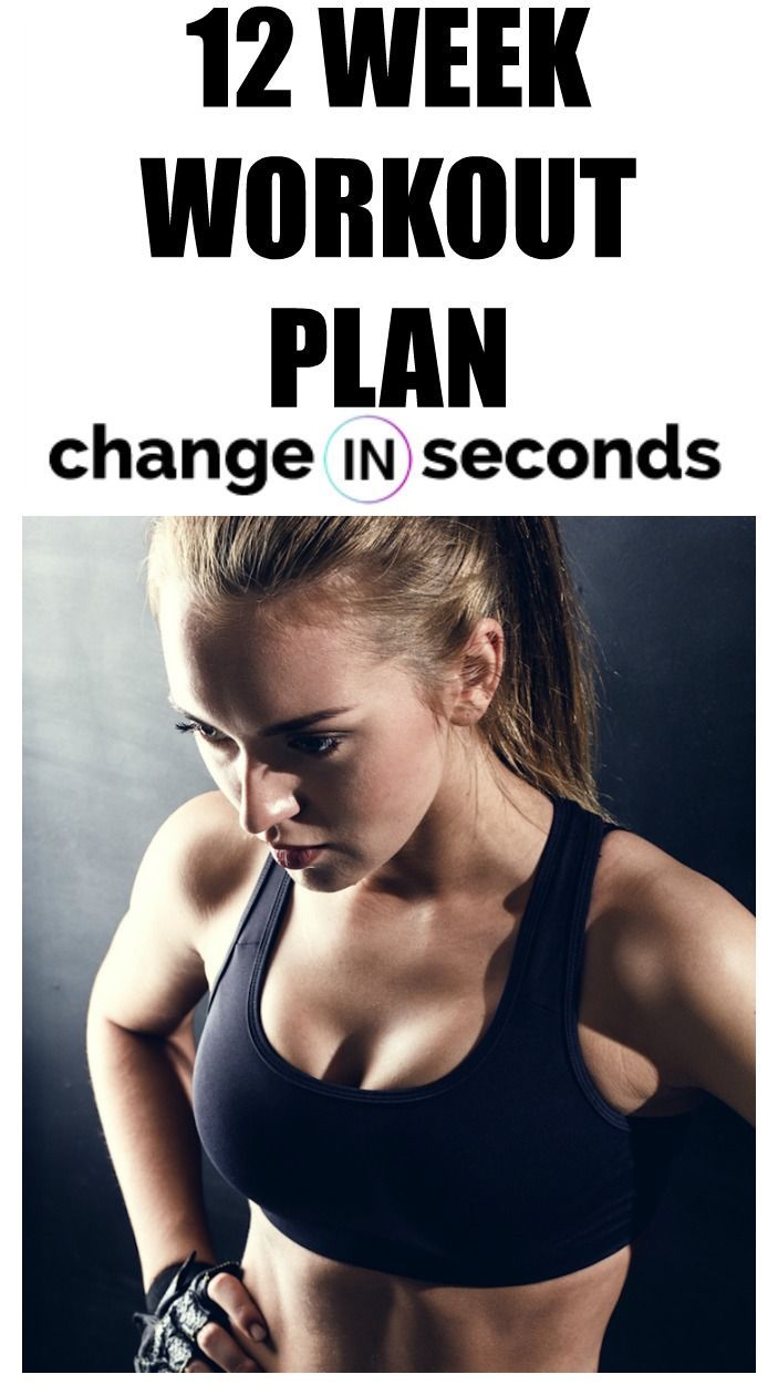 Get Ridiculously Toned With Our 12 Week Workout Plan (Download PDF) -   21 fitness workouts life
 ideas
