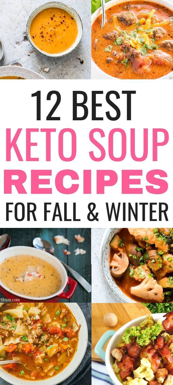 12 Keto Soup Recipes That Are Easy To Make On The Ketogenic diet -   21 tasty diet food
 ideas
