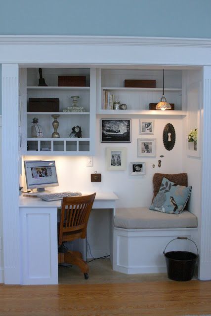 22 diy closet office
 ideas