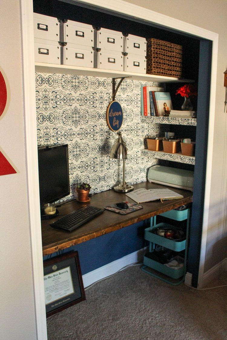 22 diy closet office
 ideas