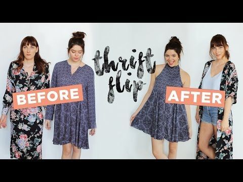 (1) LET'S MAKEOVER SOME THRIFT STORE DRESSES! - YouTube -   22 diy dress makeover
 ideas