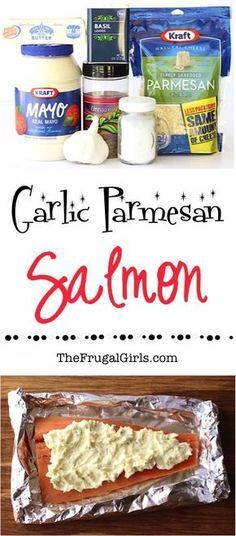 Grilled Salmon in Foil Recipe! {Garlic Parmesan} Add this delicious, decadent seafood dish to your dinner menu this week. SO easy and packed with flavor! | TheFrugalGirls.com -   22 gourmet seafood recipes
 ideas