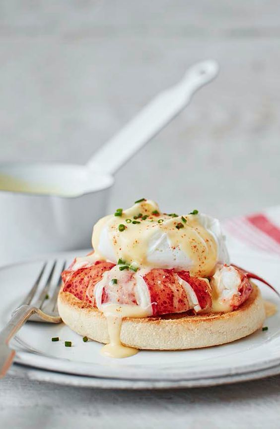 Lobster Benedict -   22 gourmet seafood recipes
 ideas