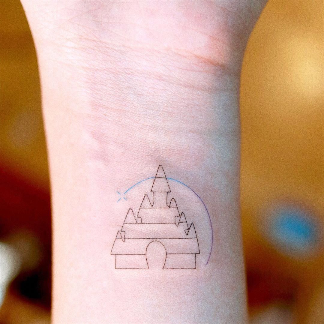 22 minimalist disney tattoo
 ideas