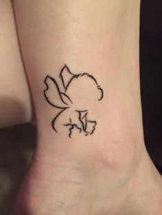 50+ Beautiful Butterfly Tattoos for Women -   22 minimalist disney tattoo
 ideas