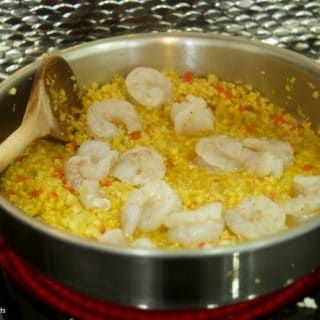 Curried Riced Cauliflower with Shrimp -   22 riced cauliflower recipes
 ideas