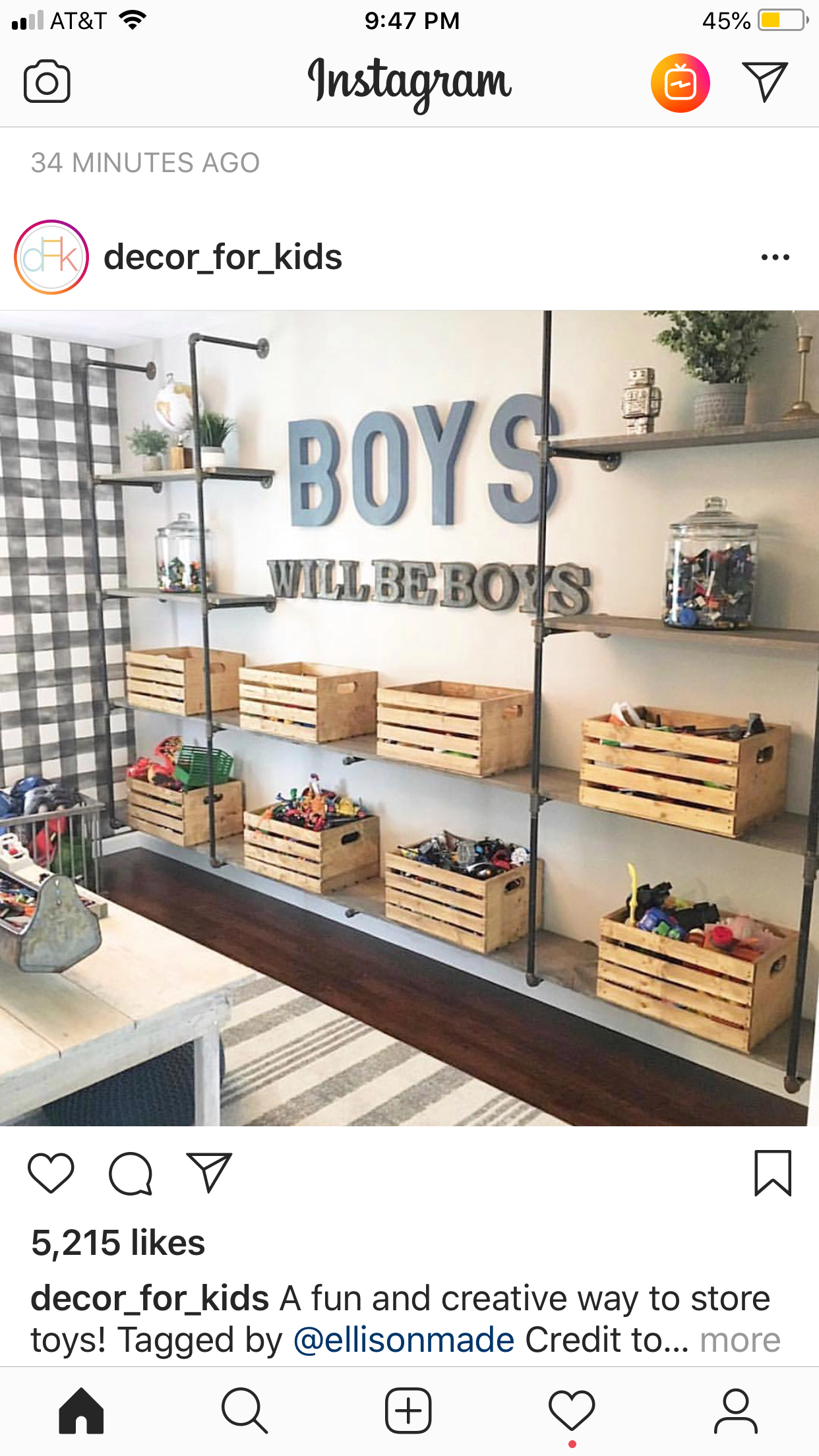 Awful phrase! I hate that saying  - but I like the organization with crates and metal -   23 boy mom style
 ideas