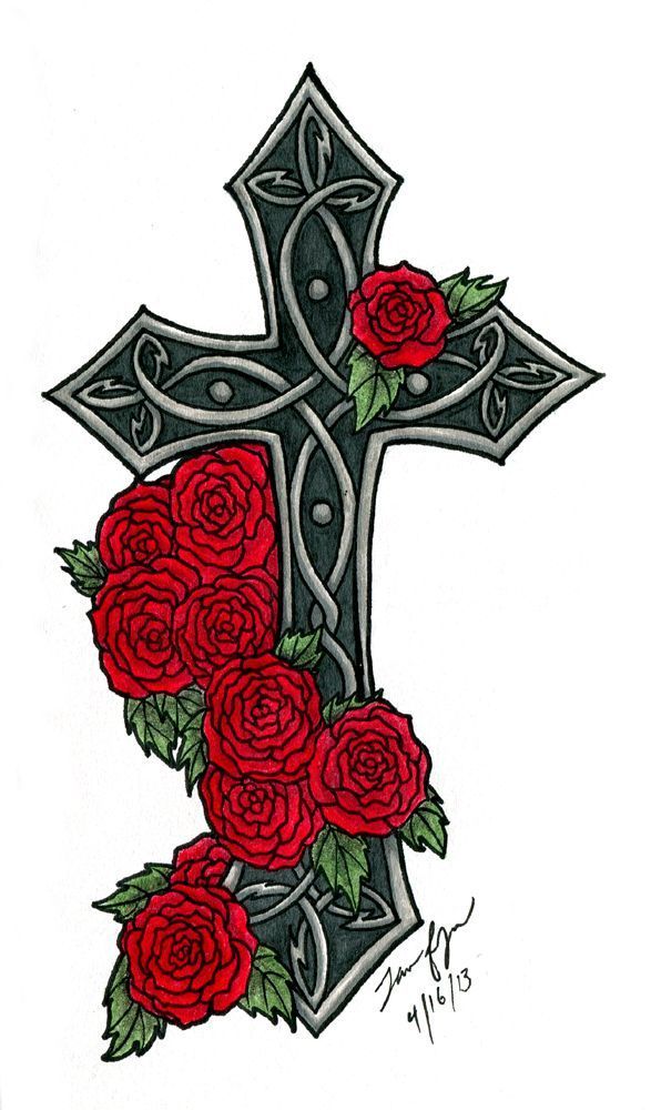 I need a gothic cross on my back to cover up a horrible tattoo I have #Tattoosonback -   23 cross thigh tattoo
 ideas