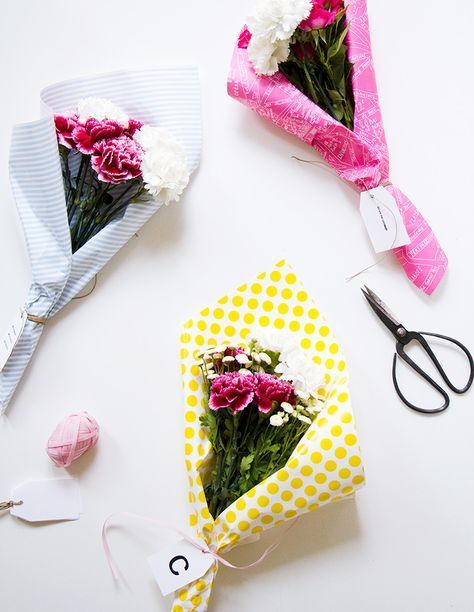DIY Flower Bouquet ~ easy yet thoughtful gift. -   23 diy flower bucket
 ideas