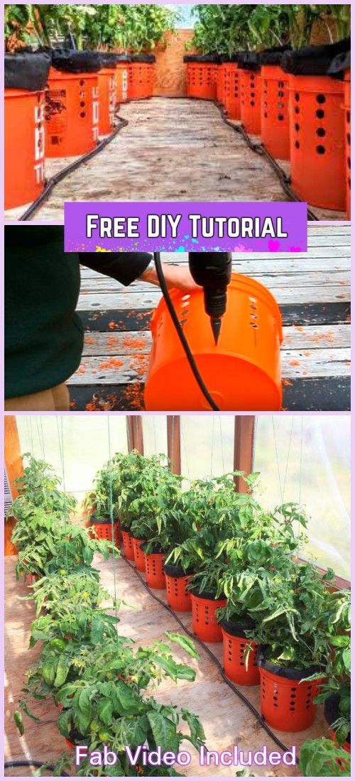 Container Gardening Tip DIY Alaska Grow Bucket System Tutorial -   23 diy flower bucket
 ideas
