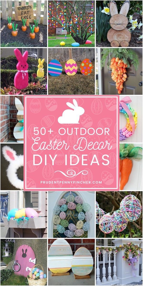 50 Best DIY Outdoor Easter Decorations -   23 diy outdoor ideas