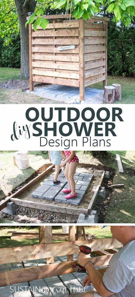 DIY Outdoor Shower -   23 diy outdoor ideas