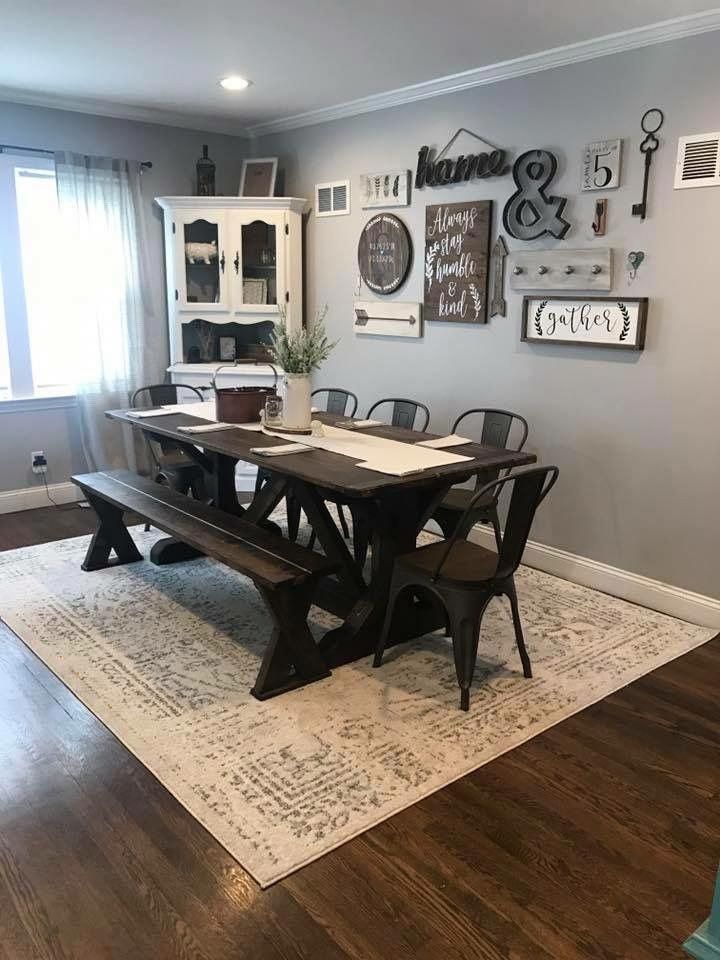 #CheapFurnitureStoresOnline Love those chairs! -   23 diy room table
 ideas