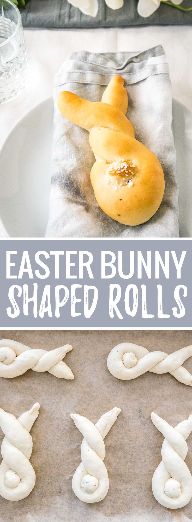 These Easter Bunny Rolls are so easy to make and perfect for brunch or dinner! Made from fool-proof homemade yeast dough, these cute bunny-shaped rolls are buttery, fluffy, and so cute with their salty tails. -   23 easter dinner recipes
 ideas