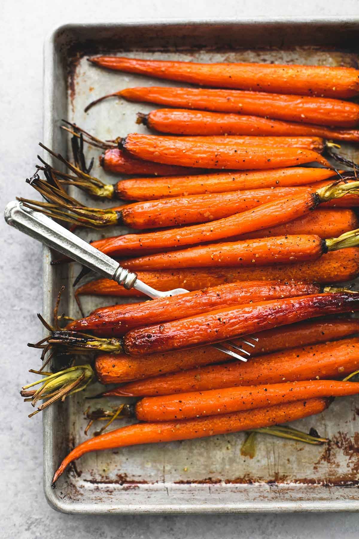 Honey Brown Sugar Roasted Carrots -   23 easter dinner recipes
 ideas